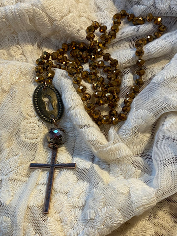 Cross Key Necklace