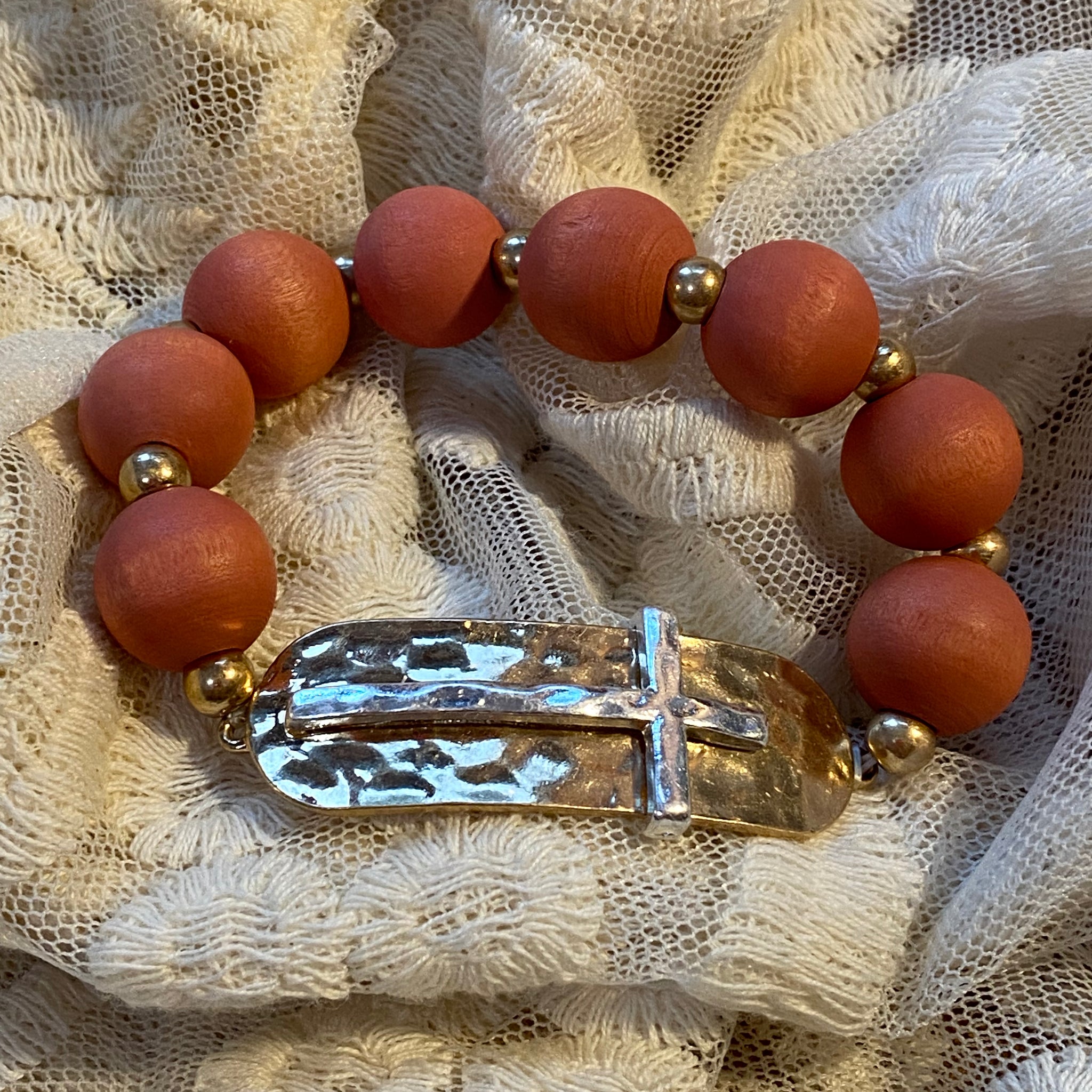 Cross Stretch Bracelet